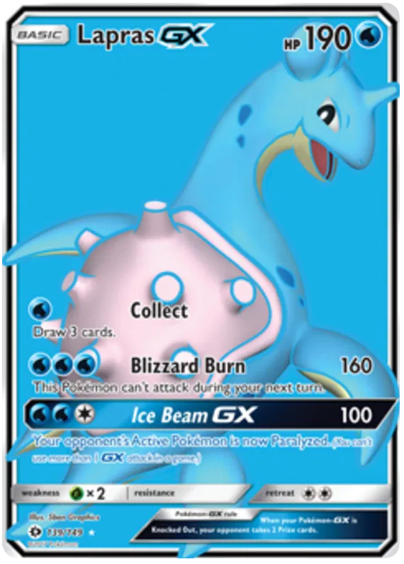 Lapras GX 139/149 Sun & Moon