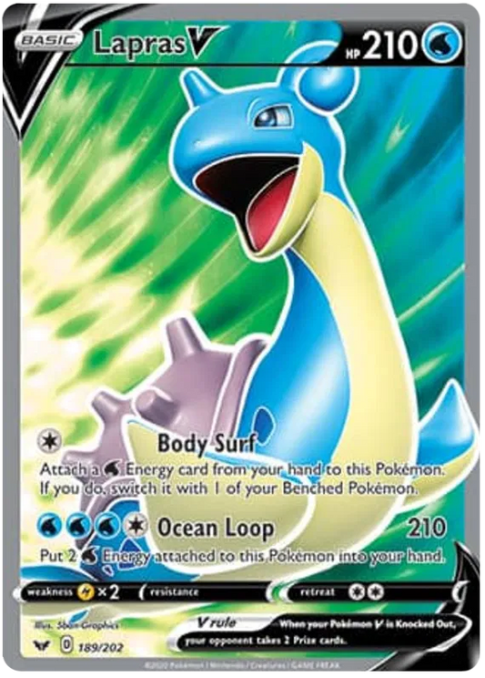 Lapras V 189/202 Buylist Test