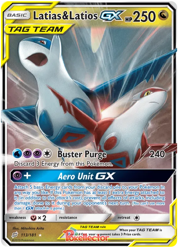 Latias & Latios GX 113/181 Team Up
