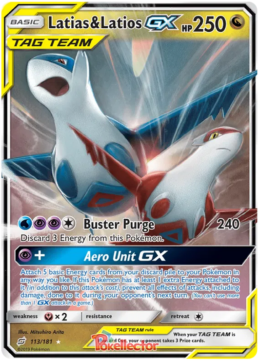 Latias & Latios GX 113/181 Team Up