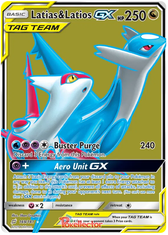 Latias & Latios GX 169/181 Team Up