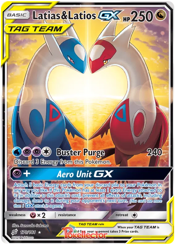 Latias & Latios GX 170/181 Team Up