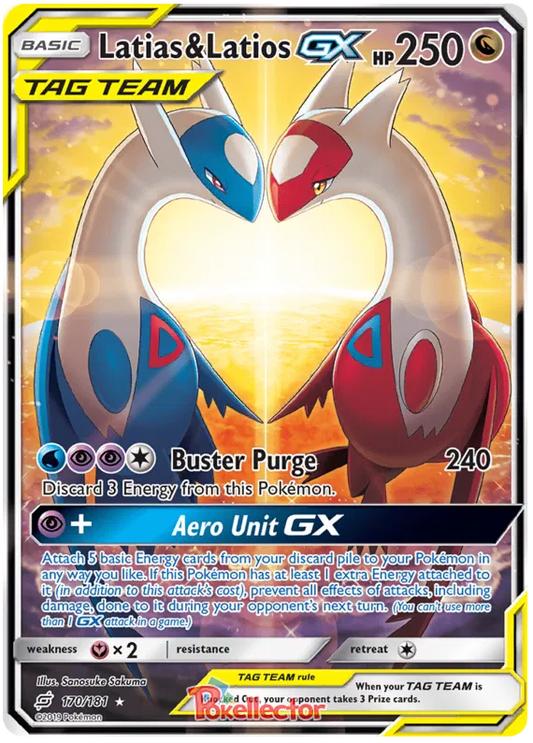 Latias & Latios GX 170/181 Team Up