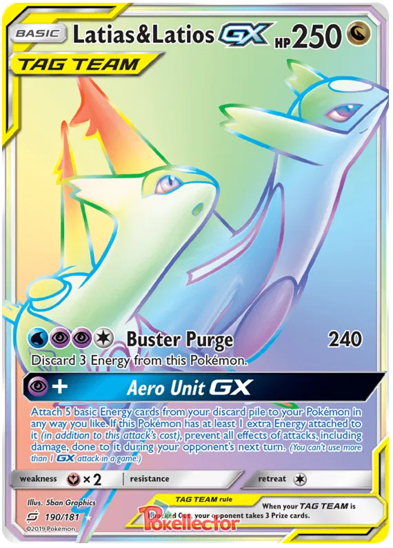 Latias & Latios GX 190/181 Team Up