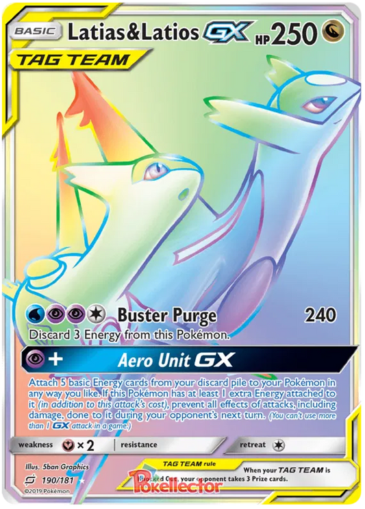 Latias & Latios GX 190/181 Team Up