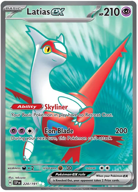 Latias ex 220/191 Surging Sparks