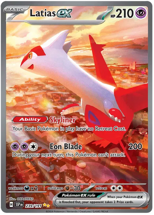 Latias ex 239/191 Surging Sparks