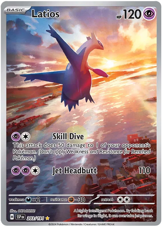 Latios 203/191 Surging Sparks