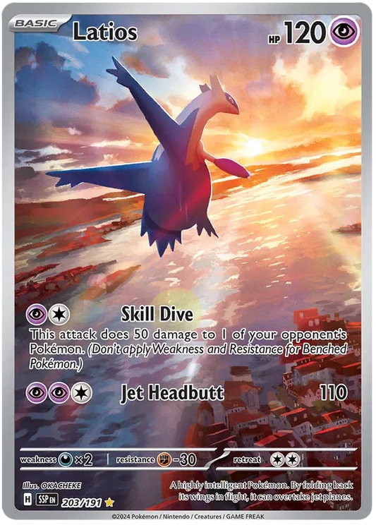 Latios 203/191 Surging Sparks