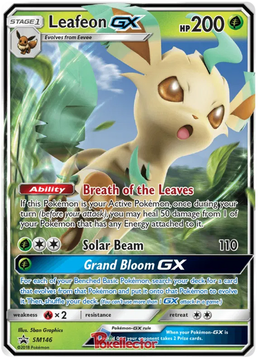 Leafeon GX SM146 Sun & Moon Promos