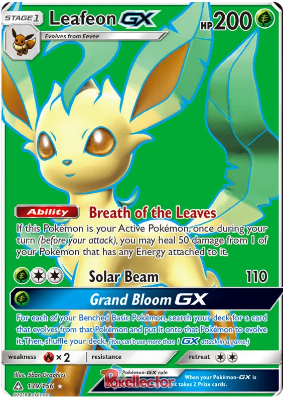Leafeon GX 139/156 Ultra Prism