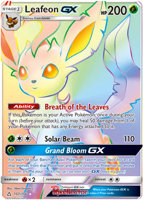 Leafeon GX 157/156 Ultra Prism
