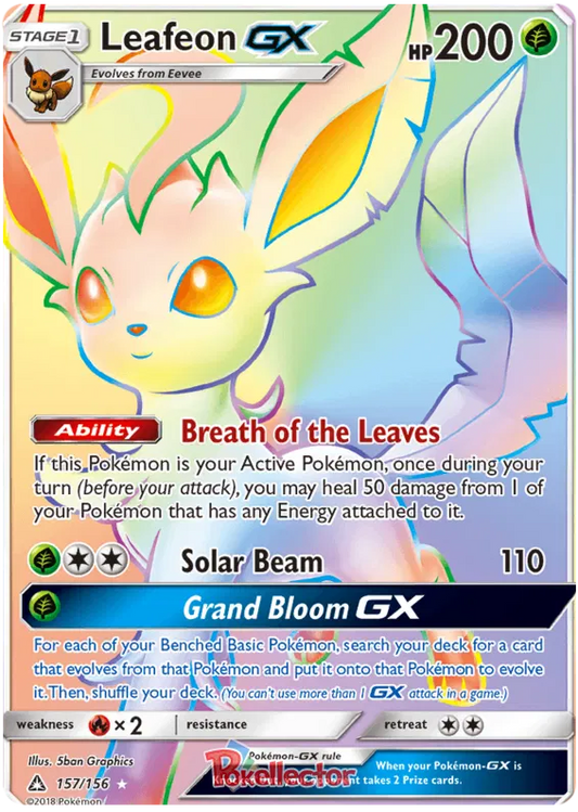 Leafeon GX 157/156 Ultra Prism