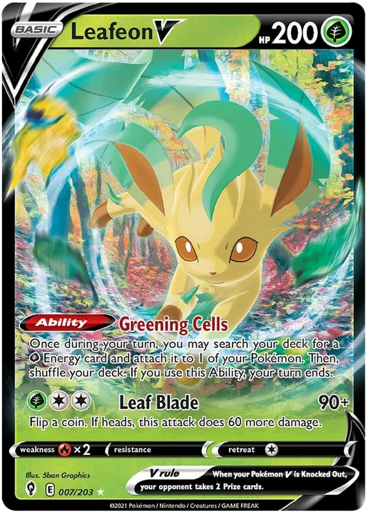 Leafeon V 007/203 Evolving Skies
