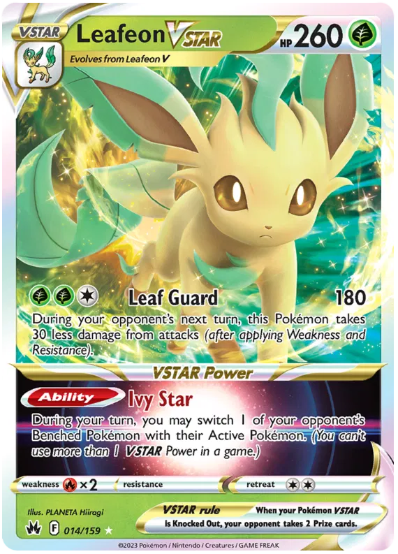 Leafeon VSTAR 14/159 Crown Zenith