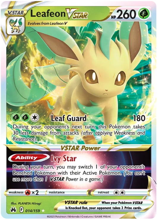 Leafeon VSTAR 014/159 Crown Zenith