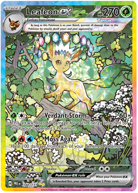 Leafeon ex 144/131 Prismatic Evolutions