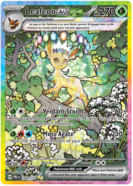 Leafeon ex 144/131 Prismatic Evolutions
