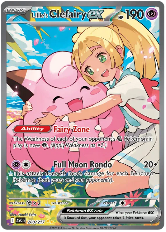 Lillie's Clefairy ex 280/217 Ascended Heroes