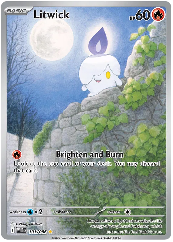 Litwick 101/086 White Flare