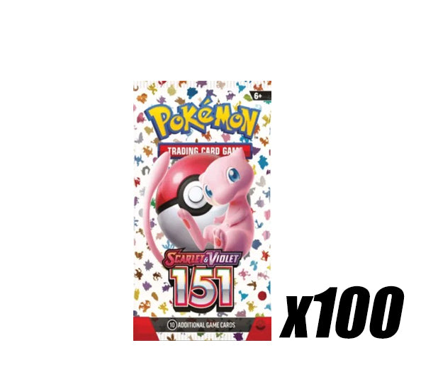 100x Scarlet & Violet 151 Booster Pack