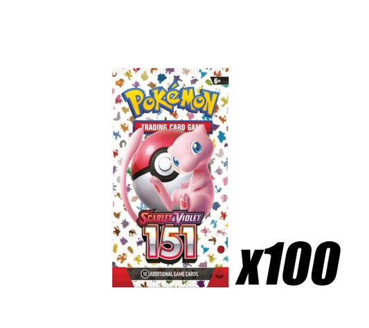 100x Scarlet & Violet 151 Booster Pack
