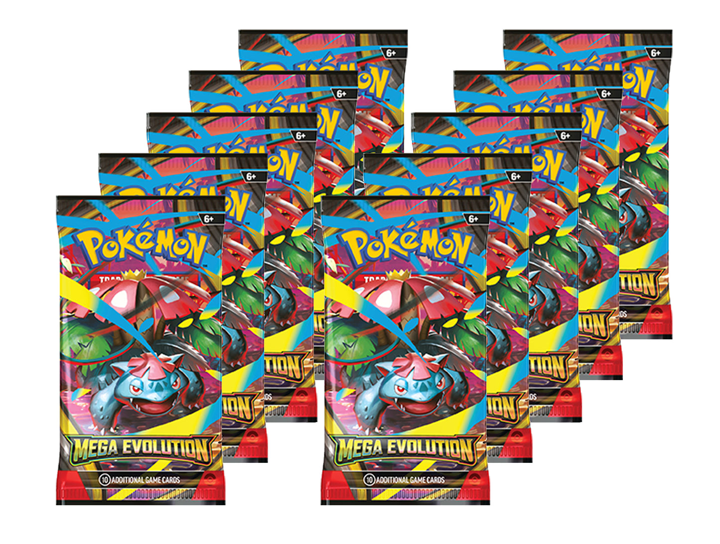 10x Mega Evolution Booster Pack Bundle
