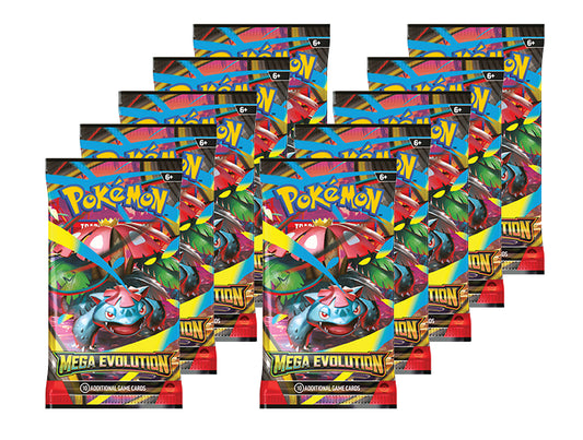 10x Mega Evolution Booster Pack Bundle