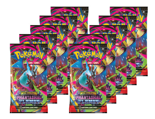 10x Phantasmal Flames Booster Pack Bundle