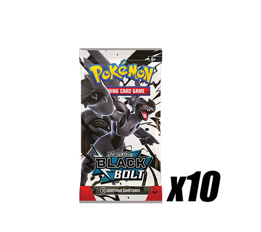 10x Black Bolt Booster Pack Bundle