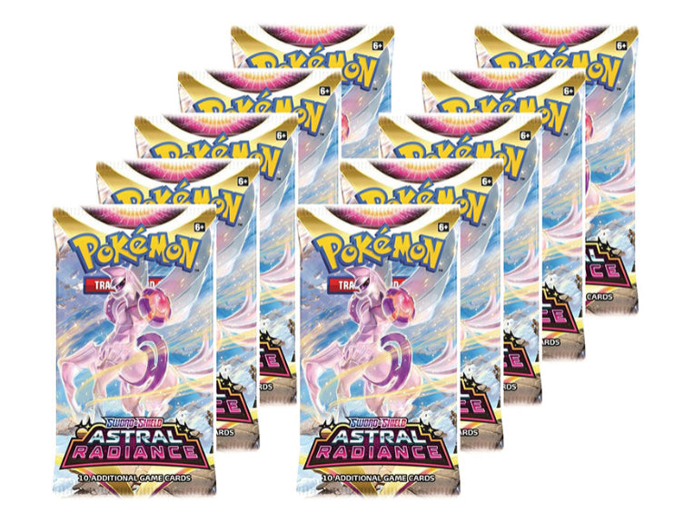 10x Astral Radiance Booster Packs Bundle
