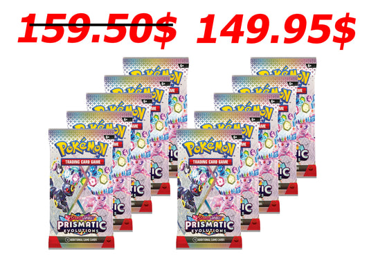 Prismatic Evolutions 10x Booster Pack Bundle