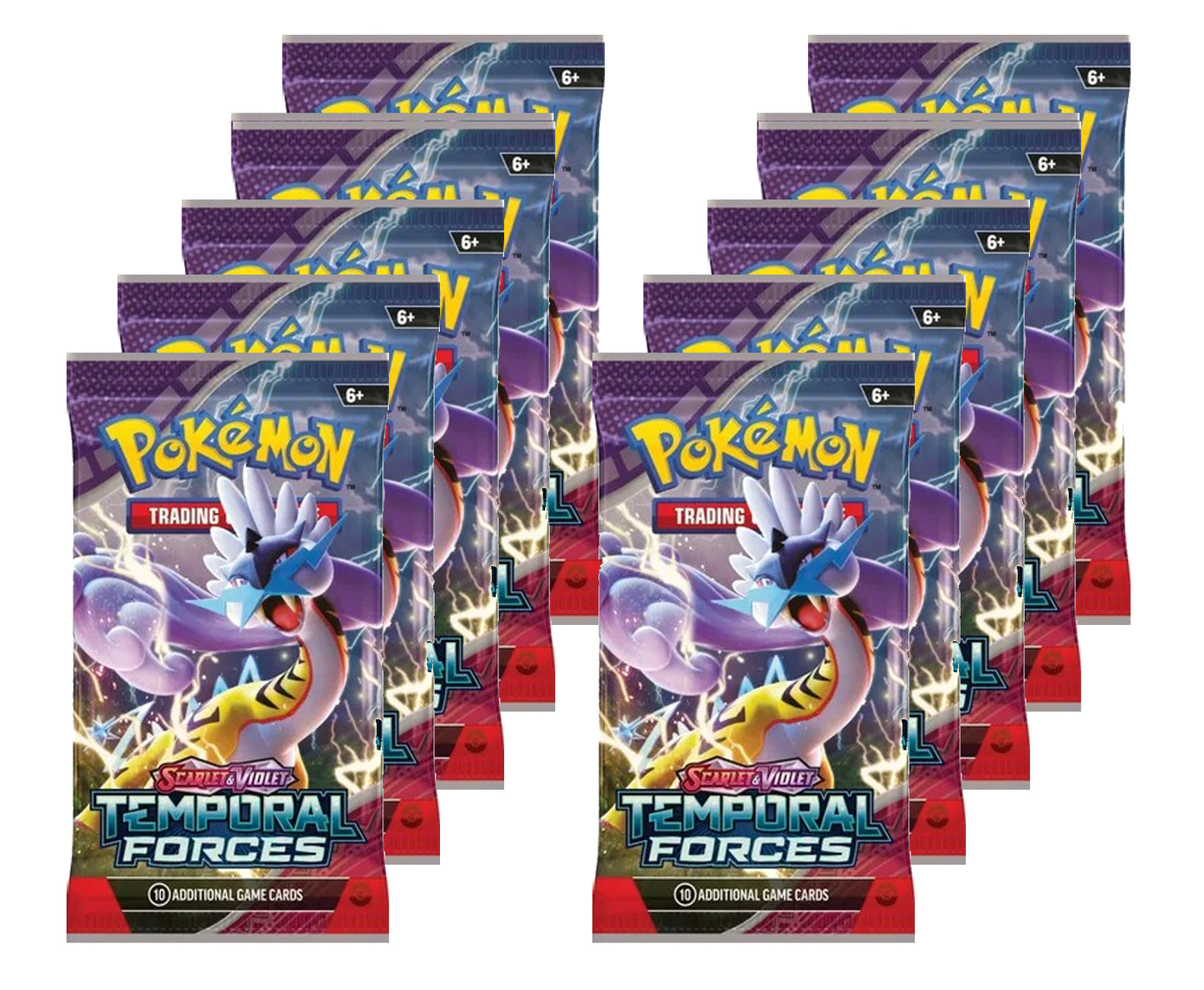 10x Temporal Forces Booster Packs Bundle