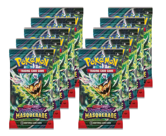 10x Twilight Masquerade Booster Packs Bundle