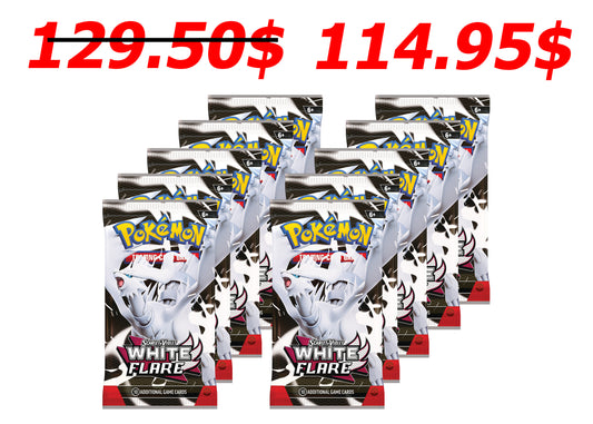 White Flare 10x Booster Pack Bundle