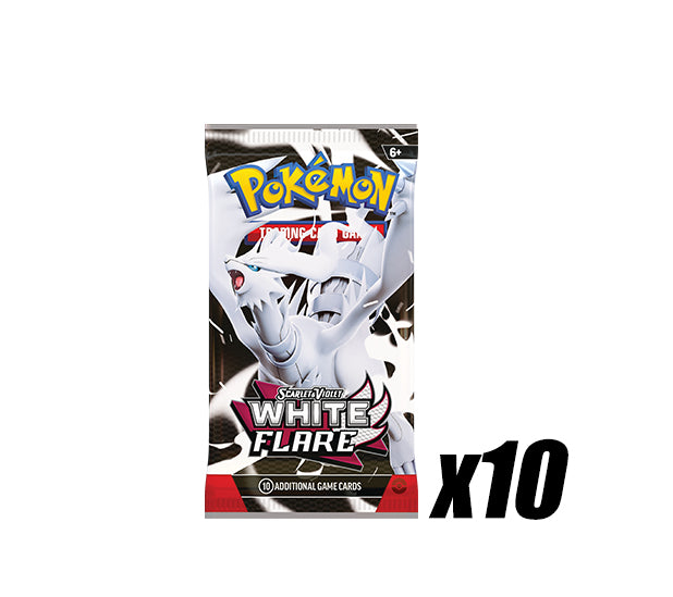 10x White Flare Booster Pack Bundle