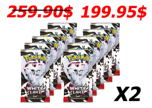 White Flare 20x Booster Pack Bundle