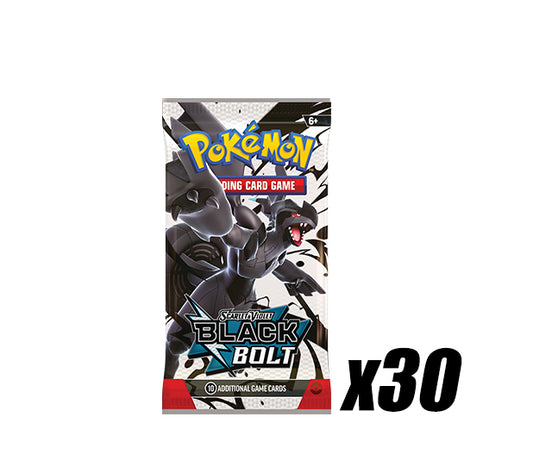 30x Black Bolt Booster Pack Bundle
