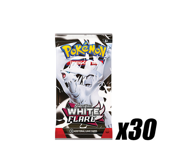 30x White Flare Booster Pack Bundle