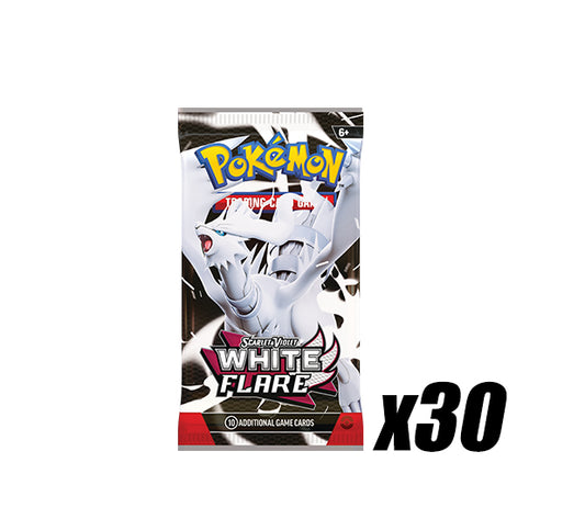30x White Flare Booster Pack Bundle