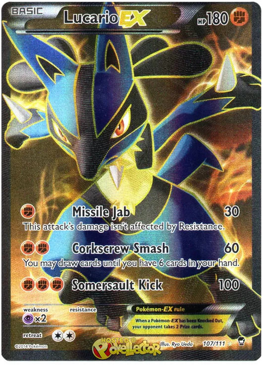 Lucario EX 107/111 Furious Fists