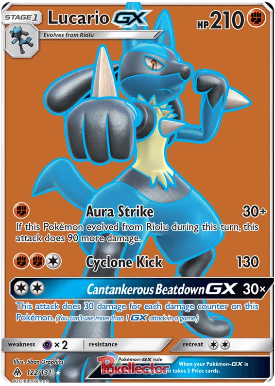 Lucario GX 122/131 Forbidden Light