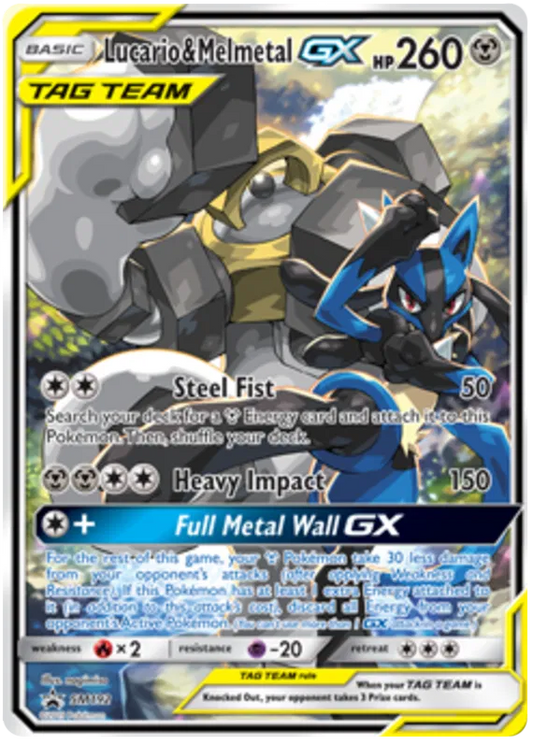 Lucario & Melmetal GX SM192 Sun & Moon Promos