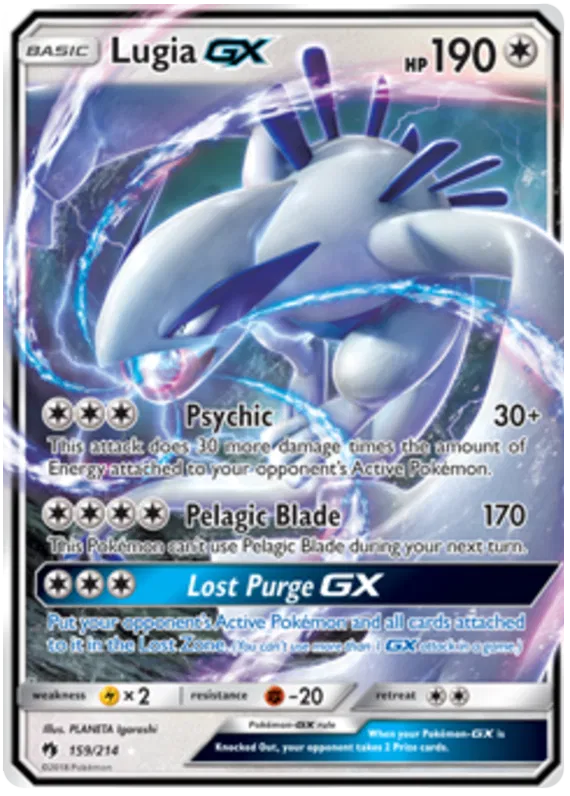 Lugia GX 159/214 Lost Thunder