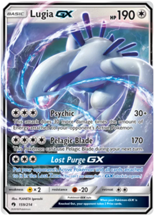 Lugia GX 159/214 Lost Thunder