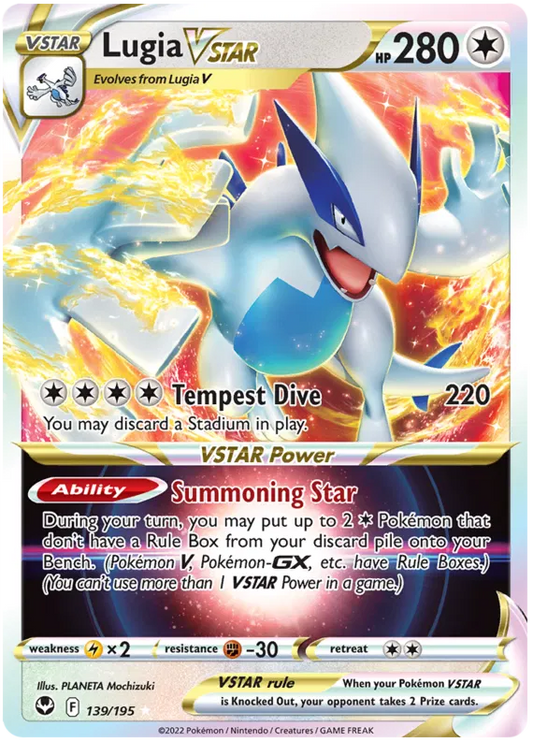 Lugia VSTAR 139/195 Silver Tempest