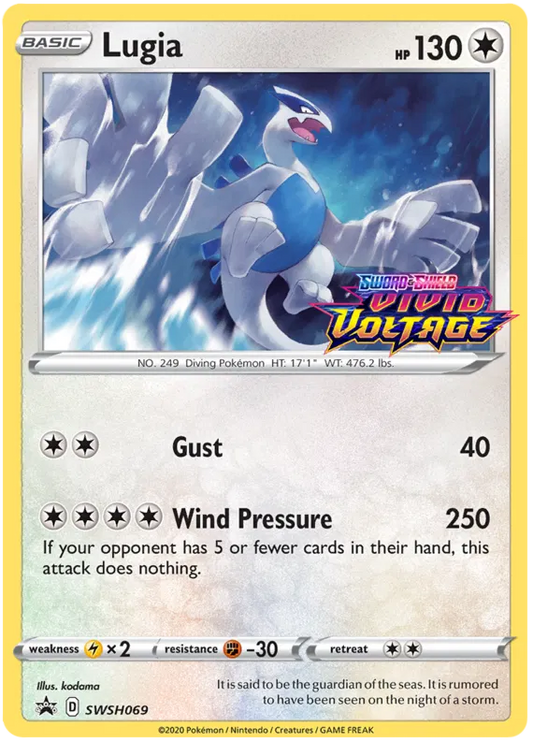 Lugia SWSH069 Sword & Shield Promo