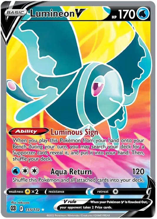 Lumineon V 155/172 Sword & Shield Brilliant Stars