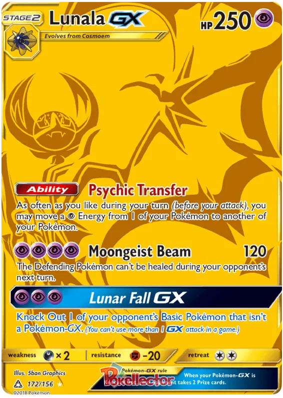 Lunala GX 172/156 Ultra Prism