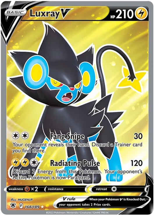 Luxray V 168/189 Sword & Shield Astral Radiance